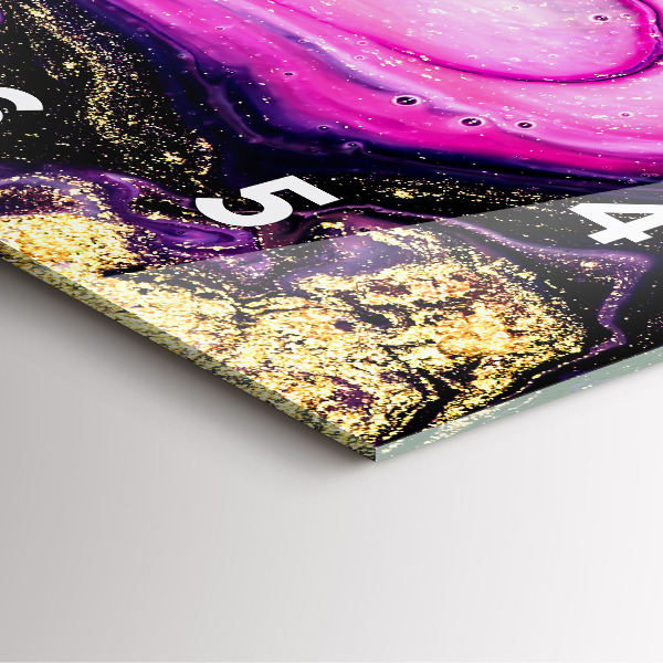 Reloj de pared cuadrado Mármol abstracto