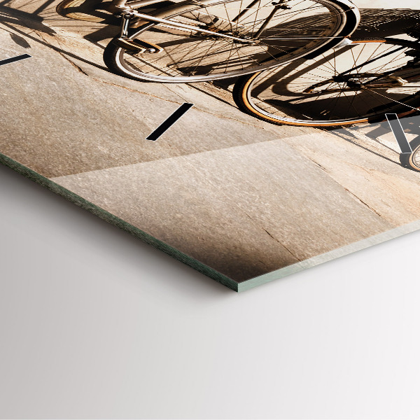 Reloj de pared cuadrado Bicicleta italiana