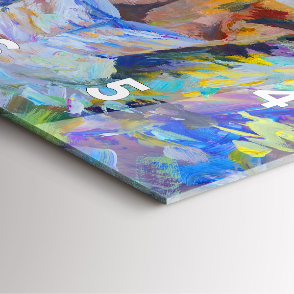 Reloj de pared cuadrado Bailarina pintada