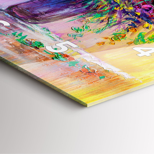 Reloj de pared cuadrado Flores en un jarrón