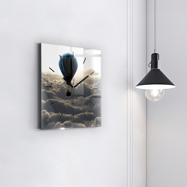 Reloj cuadrado Globo en el cielo