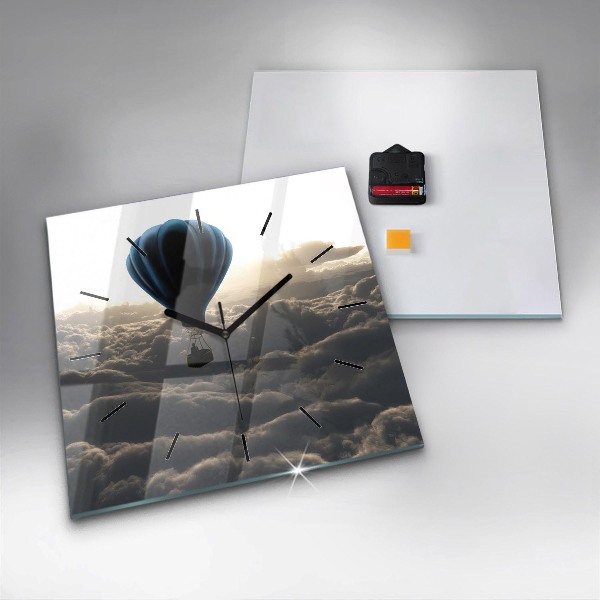 Reloj cuadrado Globo en el cielo