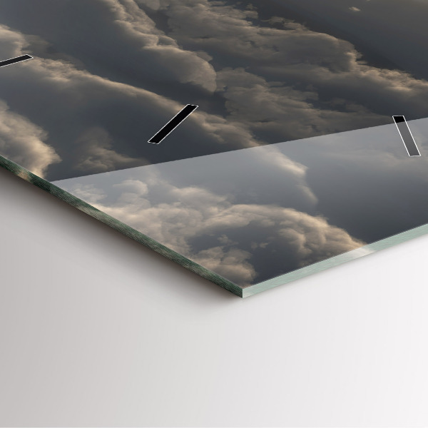 Reloj cuadrado Globo en el cielo