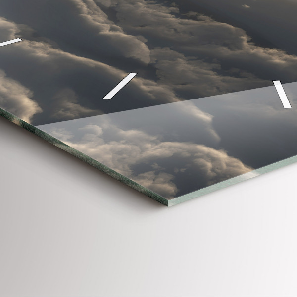 Reloj cuadrado Globo en el cielo