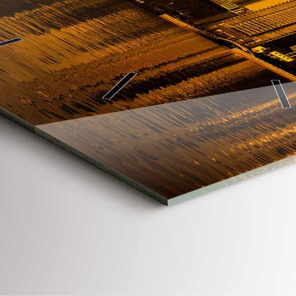 Reloj de pared cuadrado Río Zhujiang