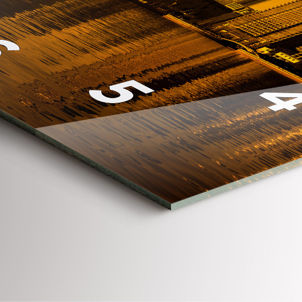 Reloj de pared cuadrado Río Zhujiang