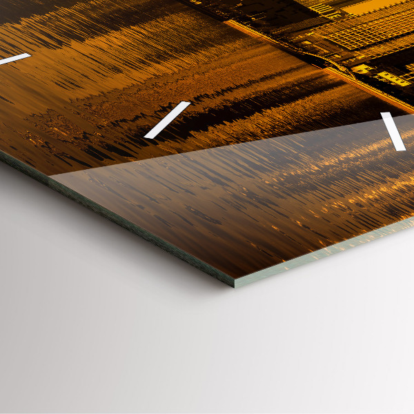 Reloj de pared cuadrado Río Zhujiang