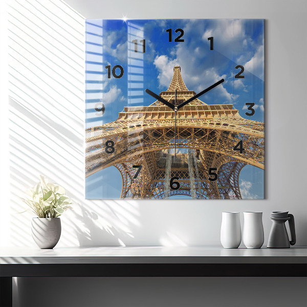 Reloj cuadrado Francia Torre Eiffel