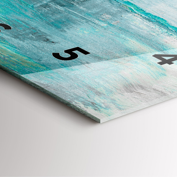 Reloj de pared cuadrado Óleo textura abstracta