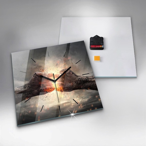 Reloj cuadrado Puños Poder