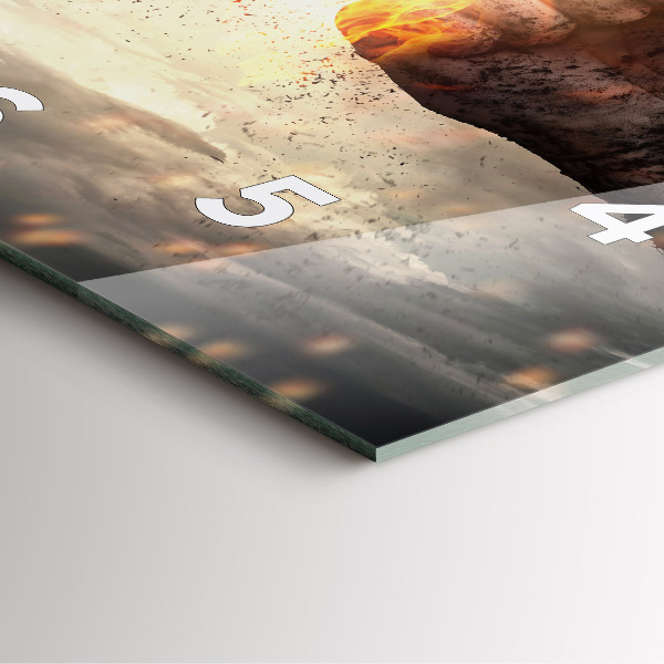 Reloj cuadrado Puños Poder