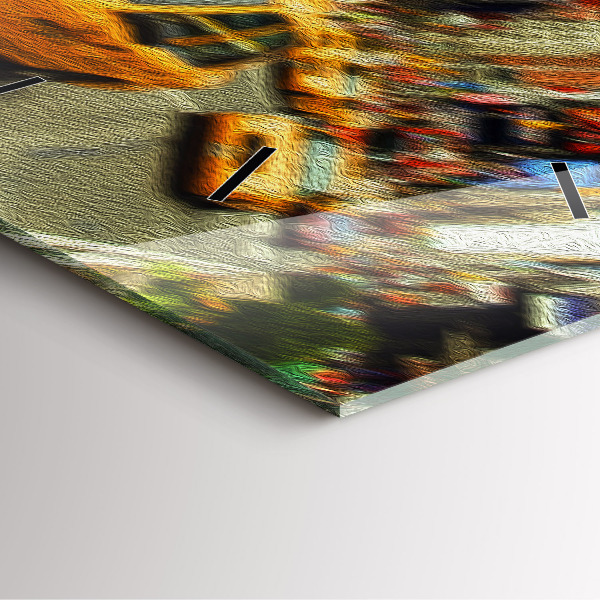 Reloj de pared cuadrado Taxis de Nueva York