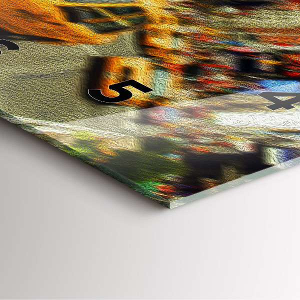 Reloj de pared cuadrado Taxis de Nueva York