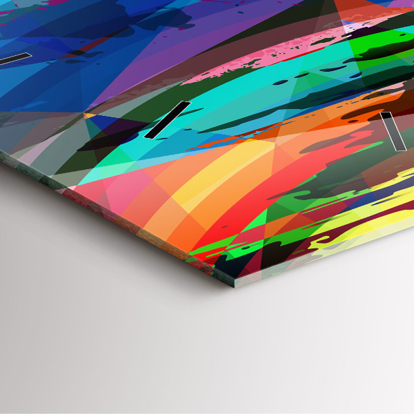 Reloj cuadrado Fondo abstracto