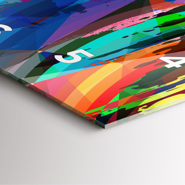 Reloj cuadrado Fondo abstracto