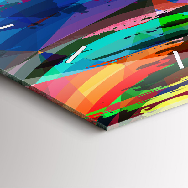 Reloj cuadrado Fondo abstracto