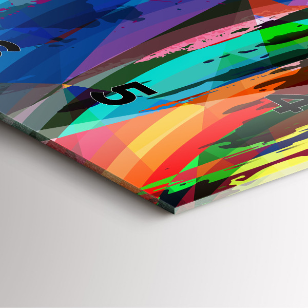 Reloj cuadrado Fondo abstracto