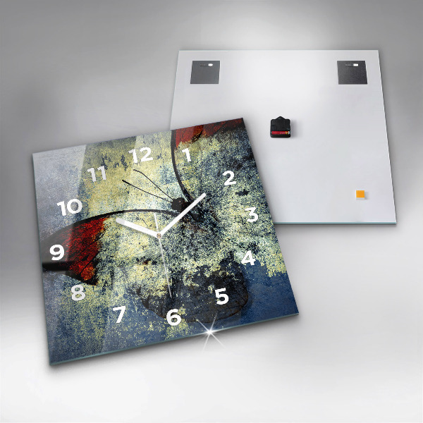 Reloj cuadrado Mariposa estilo vintage