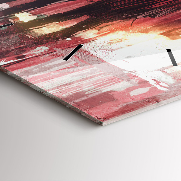 Reloj de pared cuadrado Pareja de jóvenes enamorados