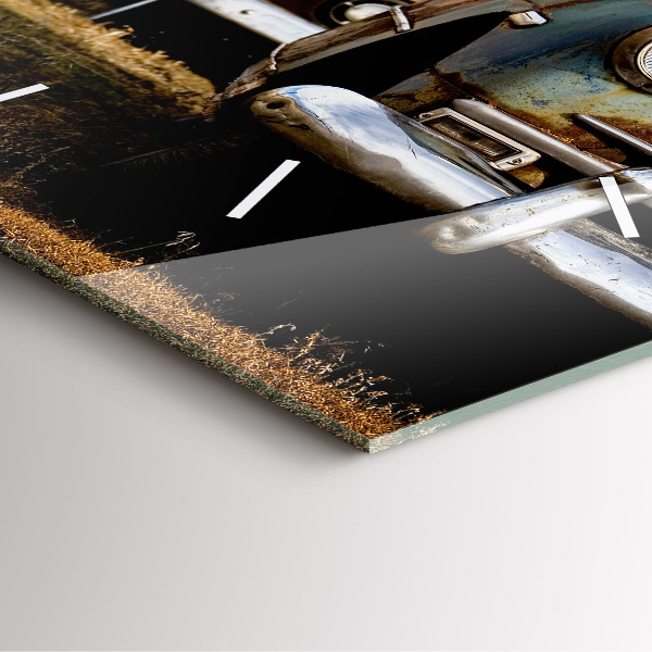 Reloj de pared cuadrado Coches antiguos