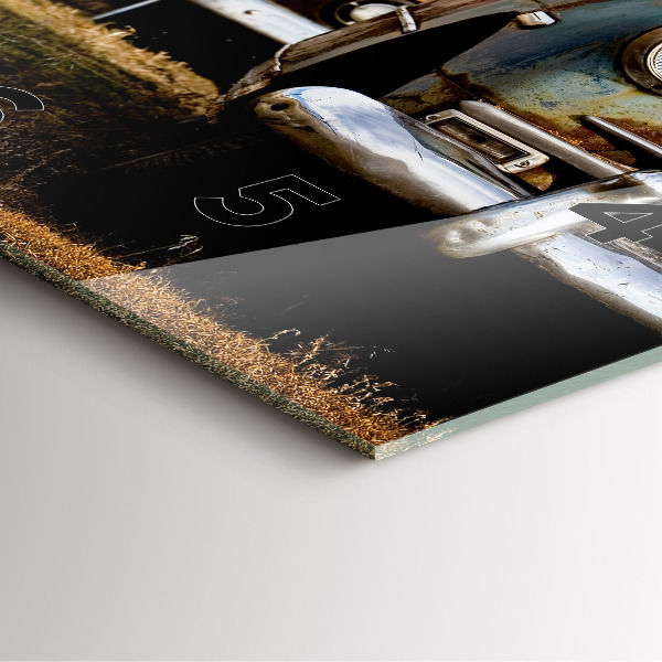 Reloj de pared cuadrado Coches antiguos