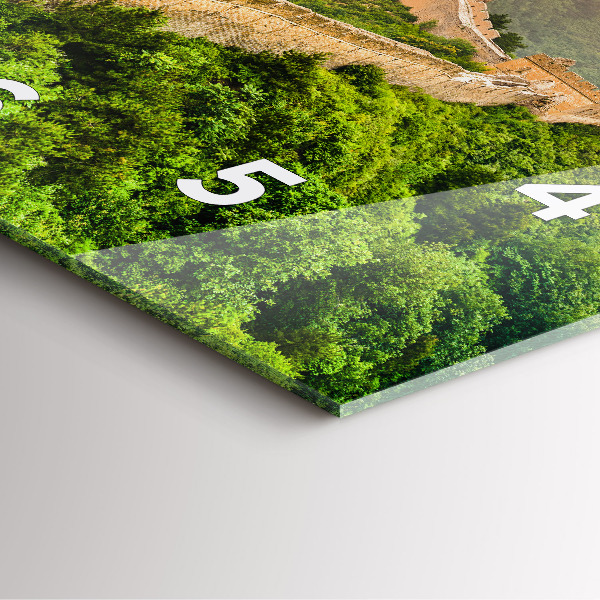 Reloj de pared cuadrado Gran Muralla China