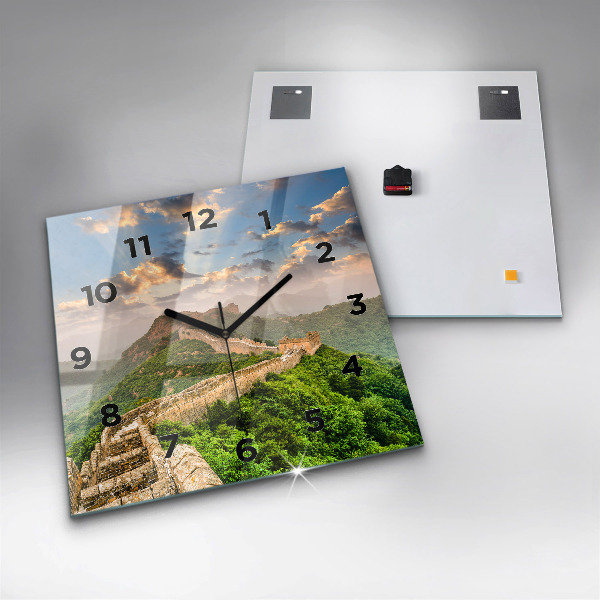 Reloj de pared cuadrado Gran Muralla China