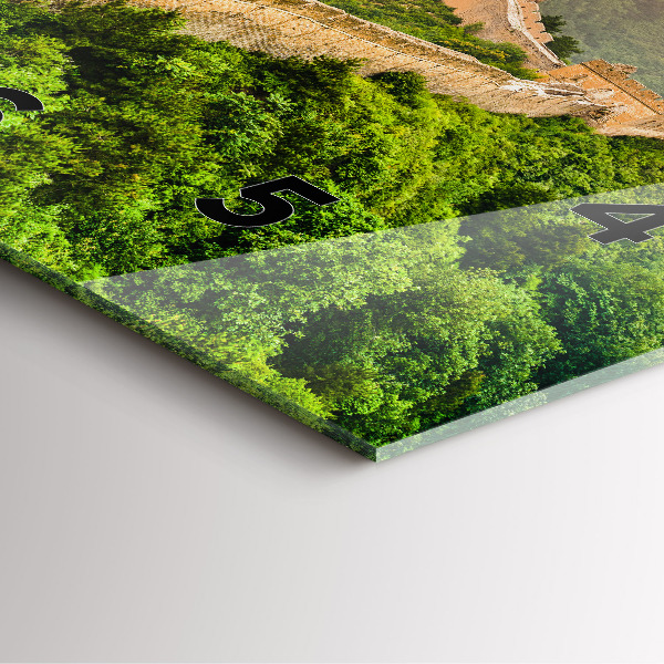 Reloj de pared cuadrado Gran Muralla China