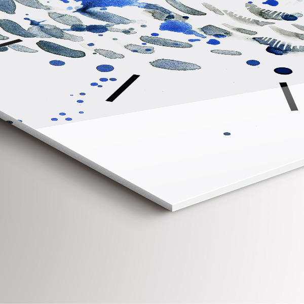 Reloj de pared cuadrado Mirada de búho