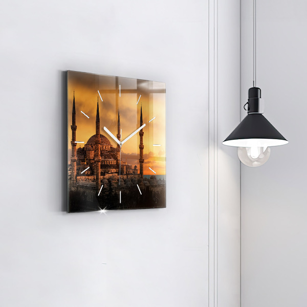 Reloj cuadrado Mezquita de Estambul