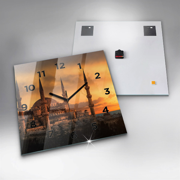 Reloj cuadrado Mezquita de Estambul