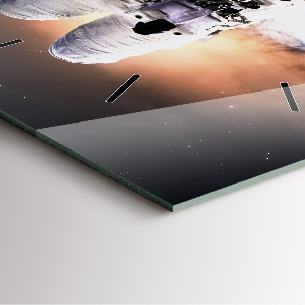 Reloj cuadrado Astronauta en el espacio