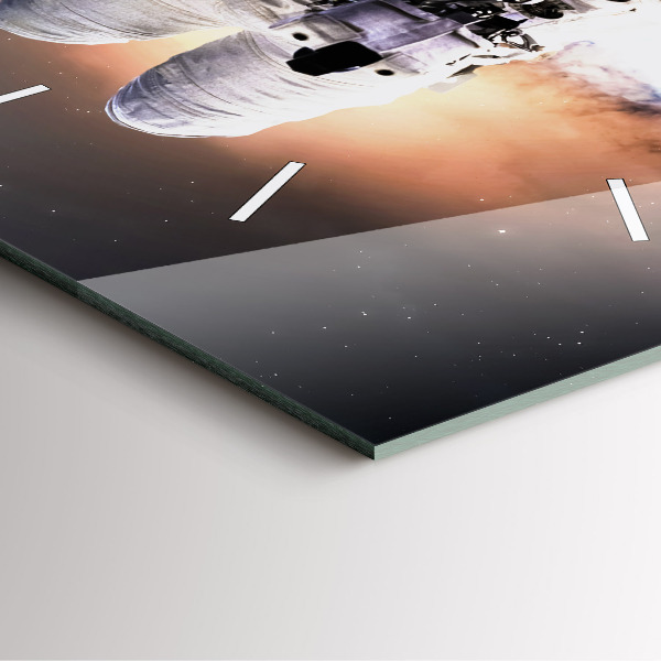 Reloj cuadrado Astronauta en el espacio