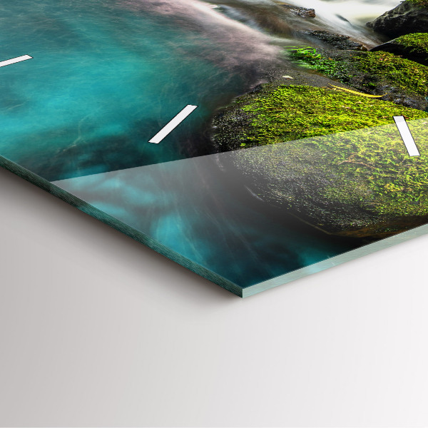 Reloj de pared cuadrado Cascada Tailandia