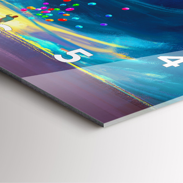 Reloj cuadrado Niño y globos