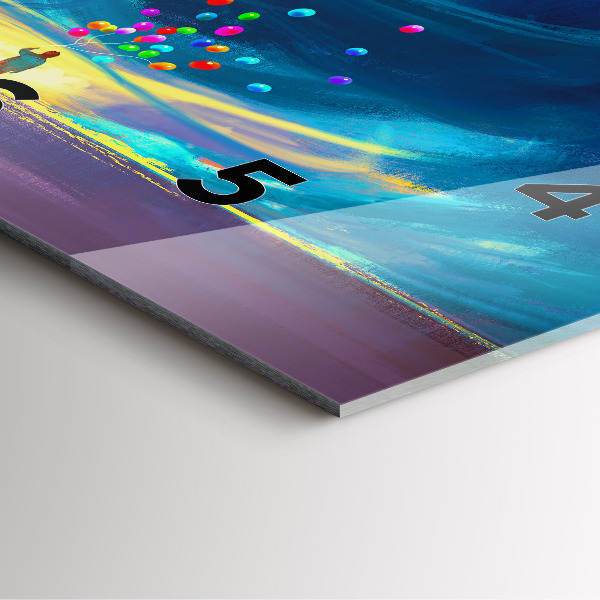 Reloj cuadrado Niño y globos