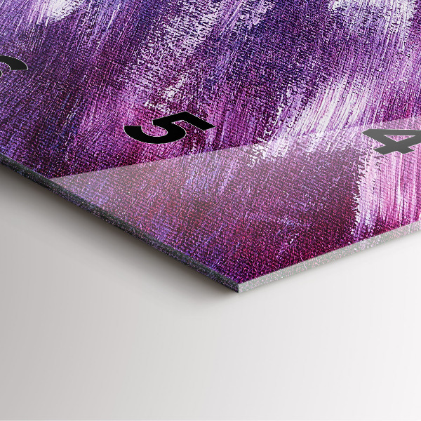 Reloj de pared cuadrado Textura de pintura acrílica