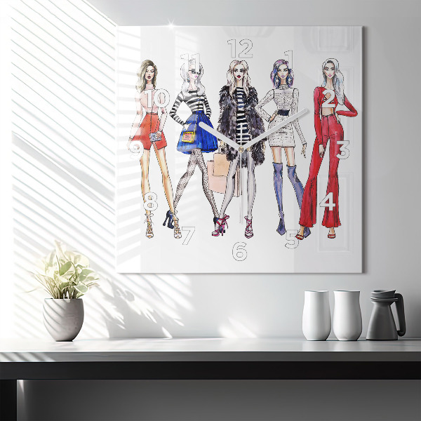 Reloj cuadrado Chicas a la moda