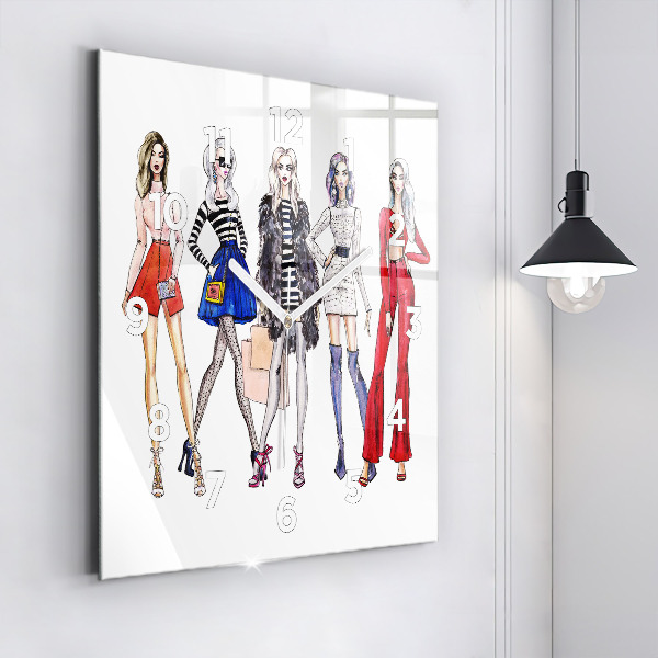 Reloj cuadrado Chicas a la moda