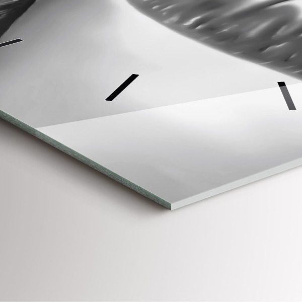 Reloj de pared cuadrado Boca de mujer