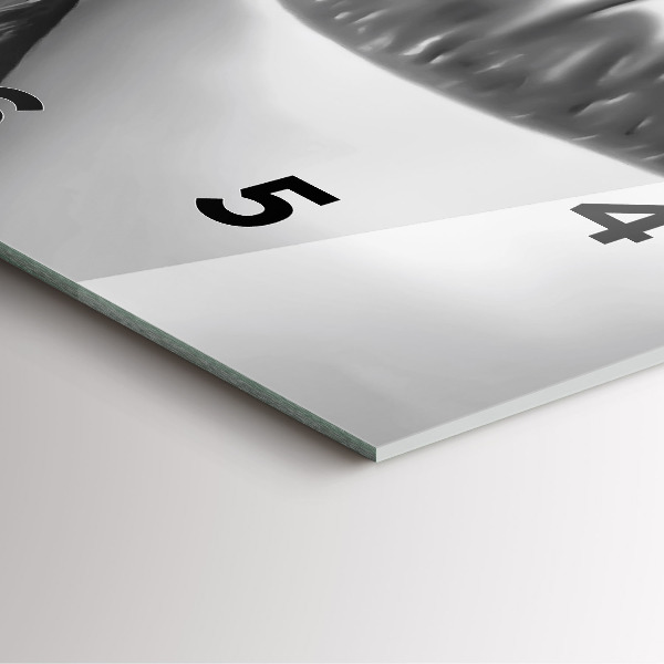 Reloj de pared cuadrado Boca de mujer