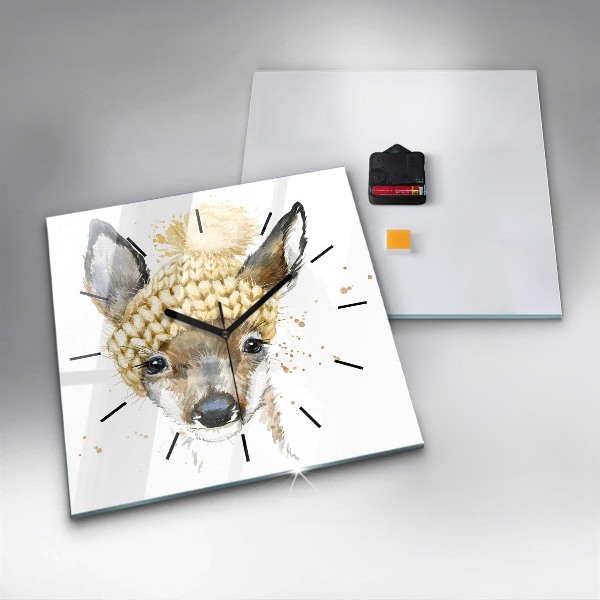 Reloj cuadrado Ciervo