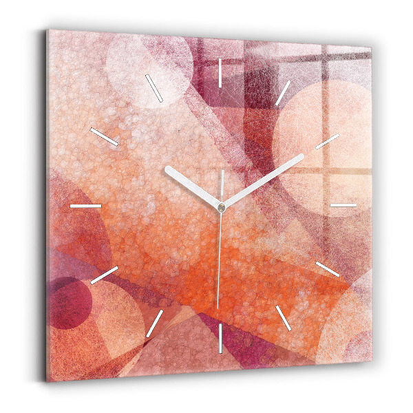 Reloj cuadrado Abstracción geométrica
