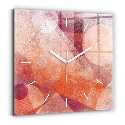 Reloj cuadrado Abstracción geométrica