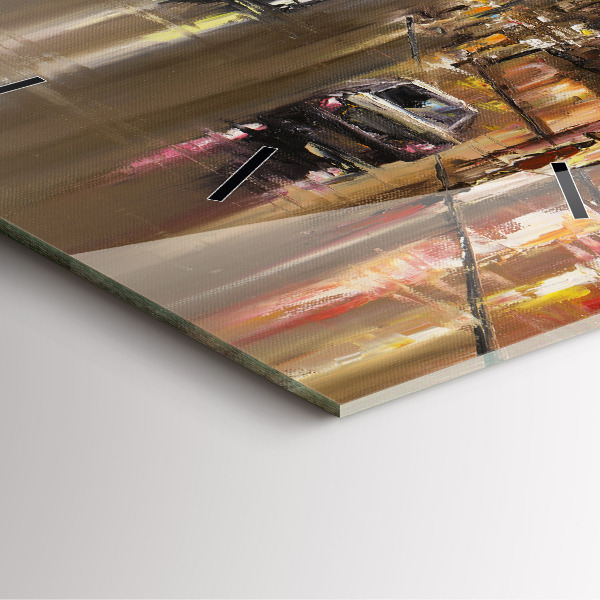 Reloj cuadrado Ciudad de París