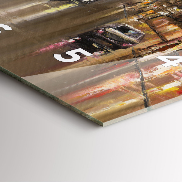 Reloj cuadrado Ciudad de París