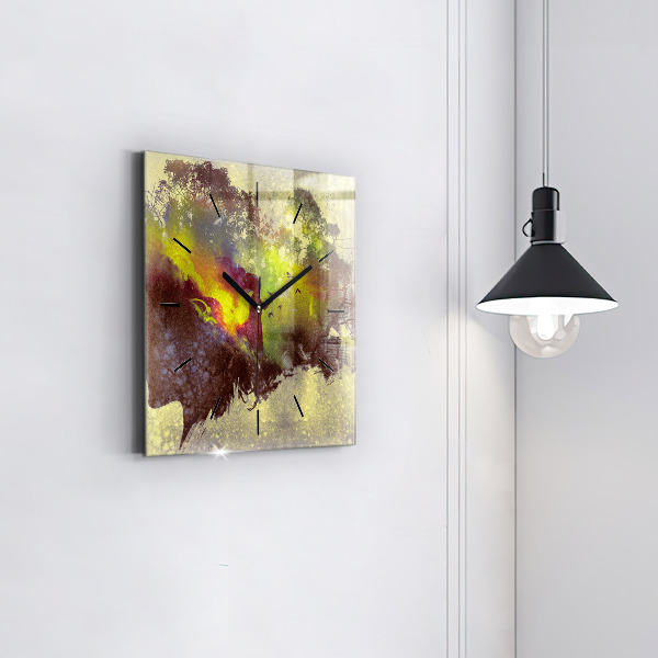 Reloj cuadrado Mujer en el bosque