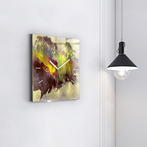 Reloj cuadrado Mujer en el bosque