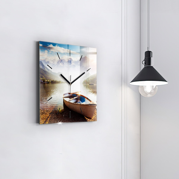 Reloj cuadrado Vista de lago