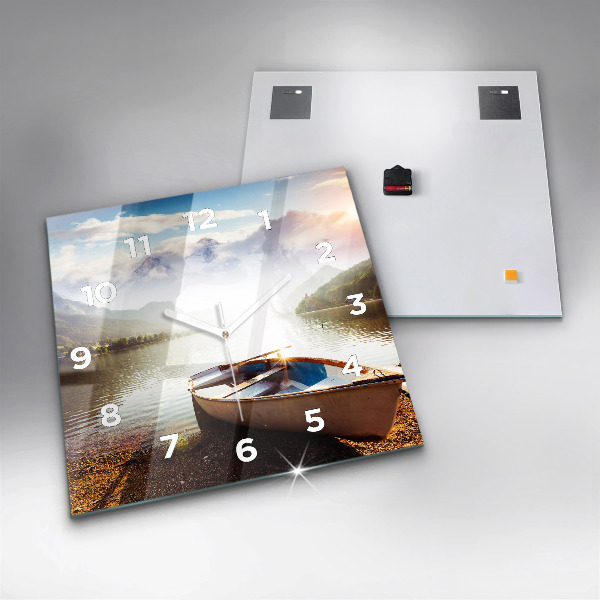 Reloj cuadrado Vista de lago